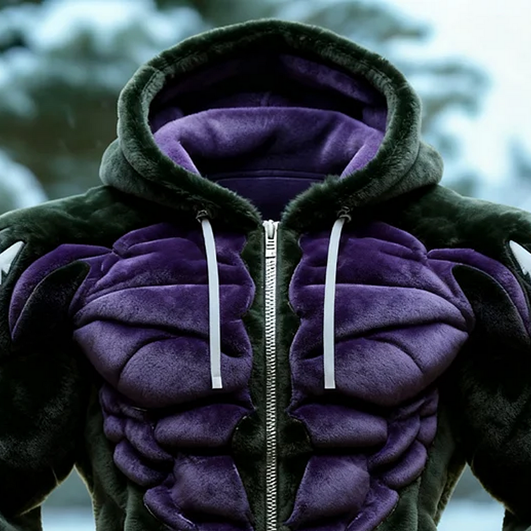3D Print Christmas Muscle Hoodie-inspireuse