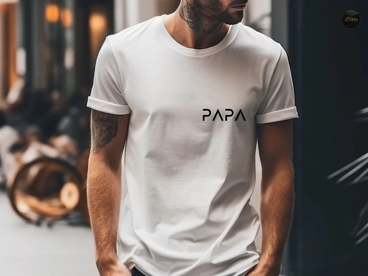 💖For Lover💖Personalised Papa Shirt, Dad Grandpa T-Shirt, Father's Day Gift, Custom Name Papa Hoodie