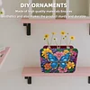 DIY Gem Butterfly Heart Diamond Painting Wooden Tube Vase