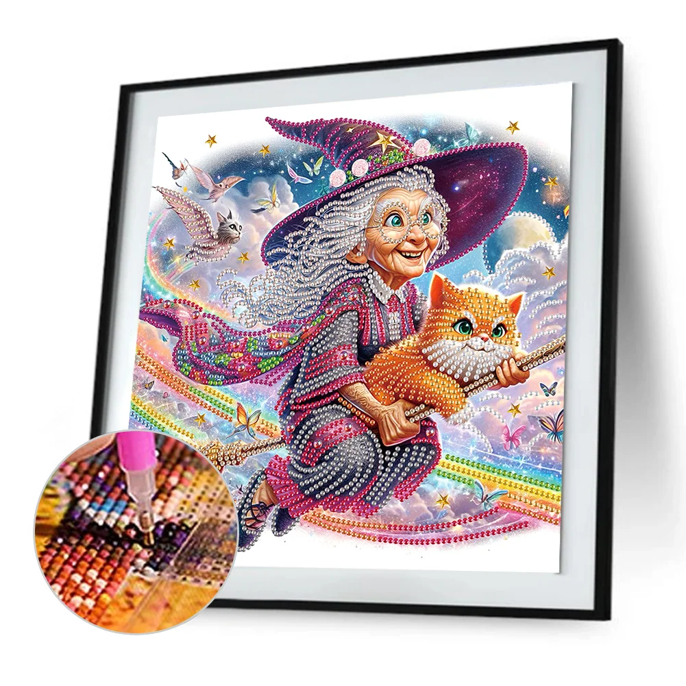 Diamond Painting - Partial Special Shaped Drill - Grandma(Canvas|30*30cm)