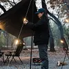 Wind Rope Buckle Light Type-C Charging IPX4 Waterproof Lamp for Outdoor Camping
