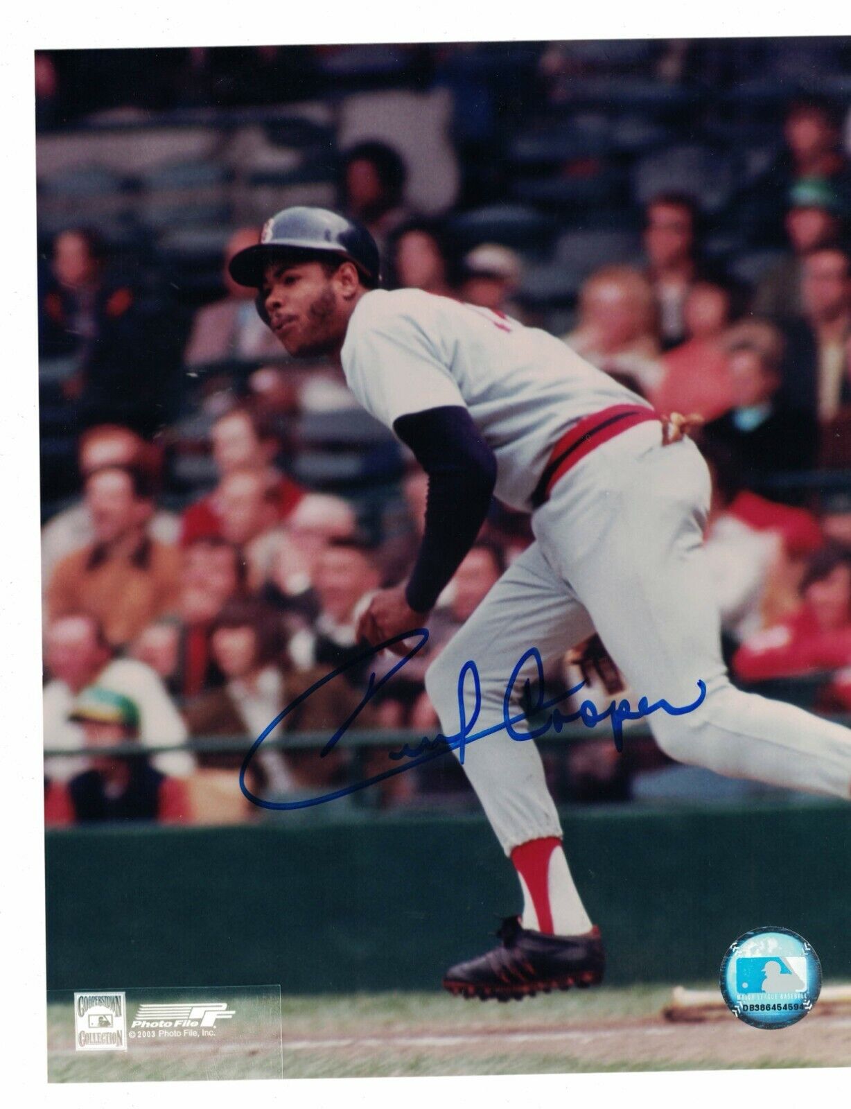 Cecil Cooper Boston Red Sox Signed 8 x 10