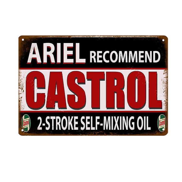 Castrol - Vintage Tin Signs/Wooden Signs - 20*30cm/30*40cm
