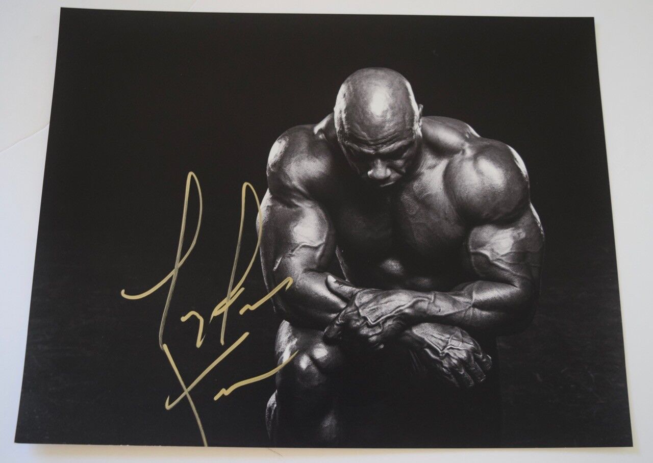 Toney man Signed Autographed 11x14 Photo Poster painting Bodybuilder Bodybuilding COA VD