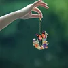 1Pc DIY Diamond Painting Lettter Keychain
