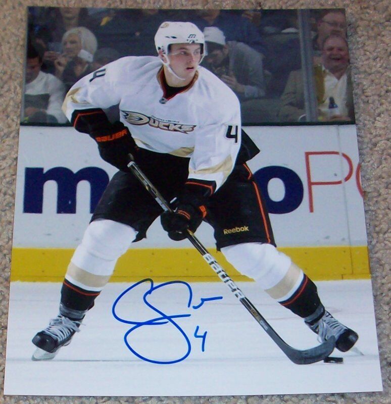 CAM FOWLER SIGNED ANAHEIM MIGHTY DUCKS 8x10 Photo Poster painting B w/PROOF