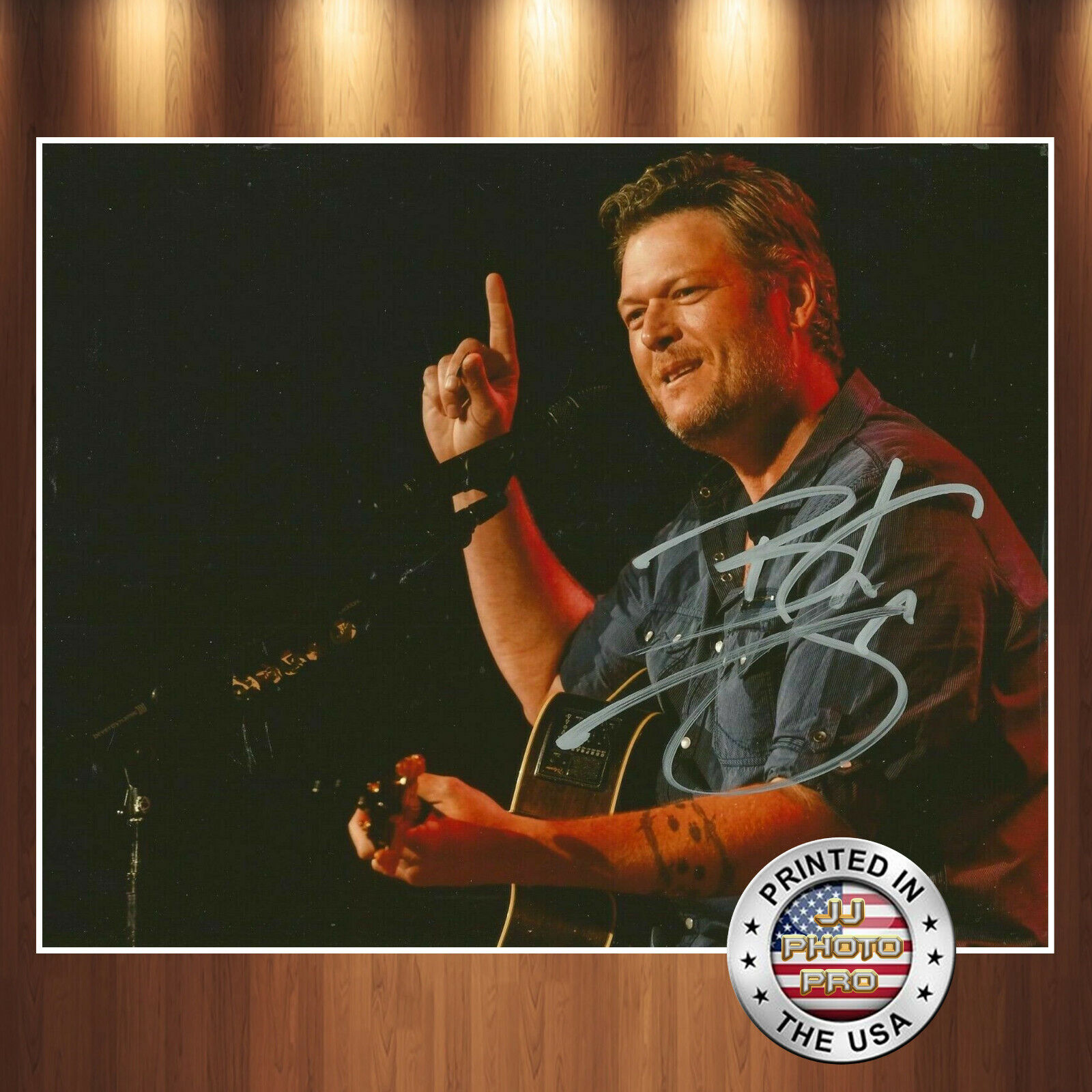 Blake Shelton Autographed Signed 8x10 Photo Poster painting REPRINT