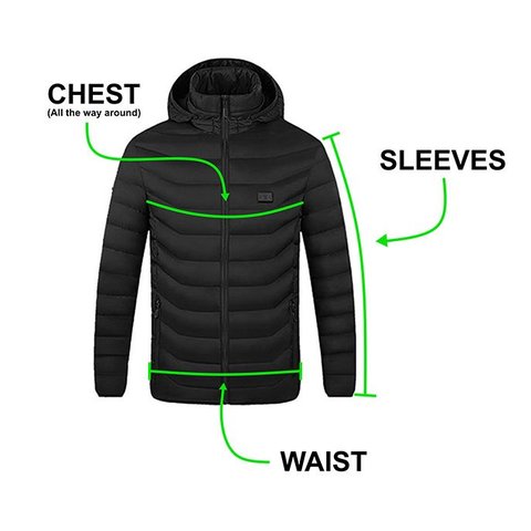 Unisex Battery Heated Jacket for Mens & Womens Heated Ossetic Jacket