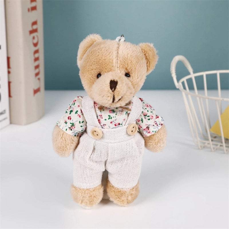Cute Bear PP Cotton Unisex Bag Pendant Keychain