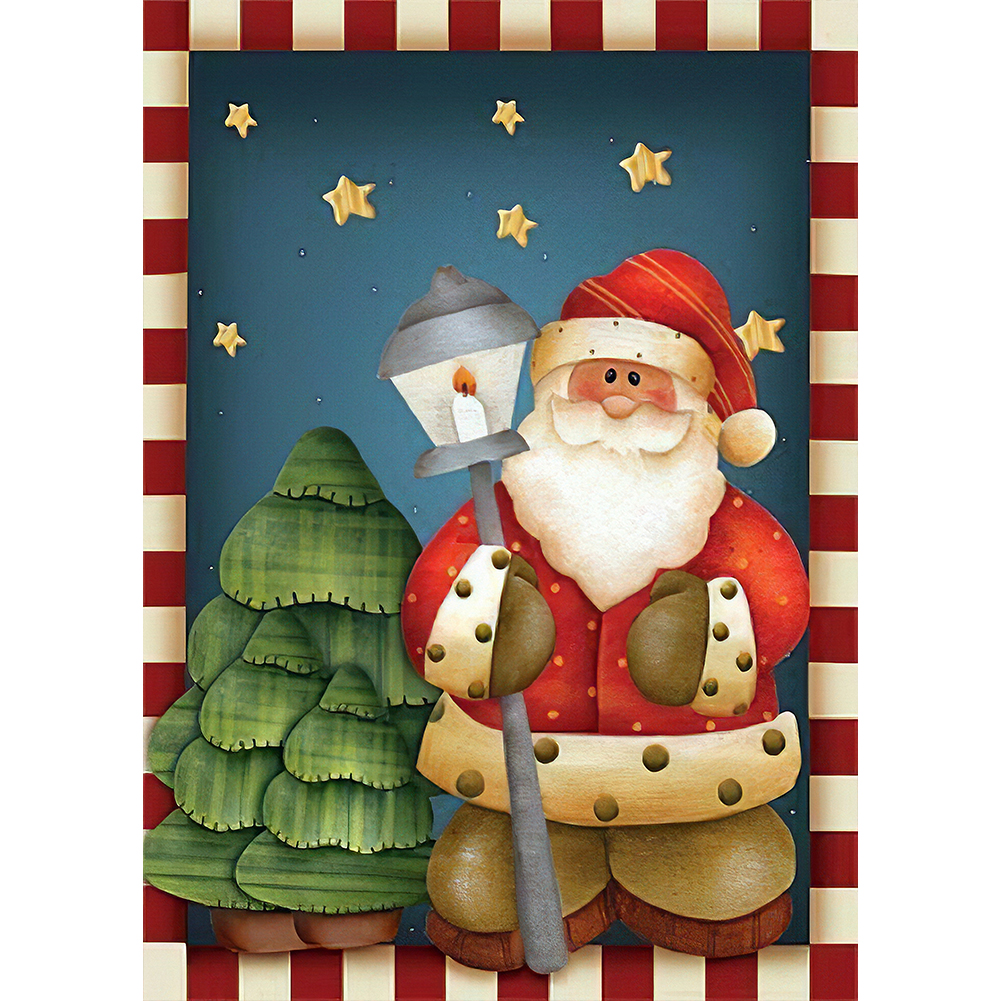 

Santa - Round Drill Diamond Painting - 30*40CM, 501 Original