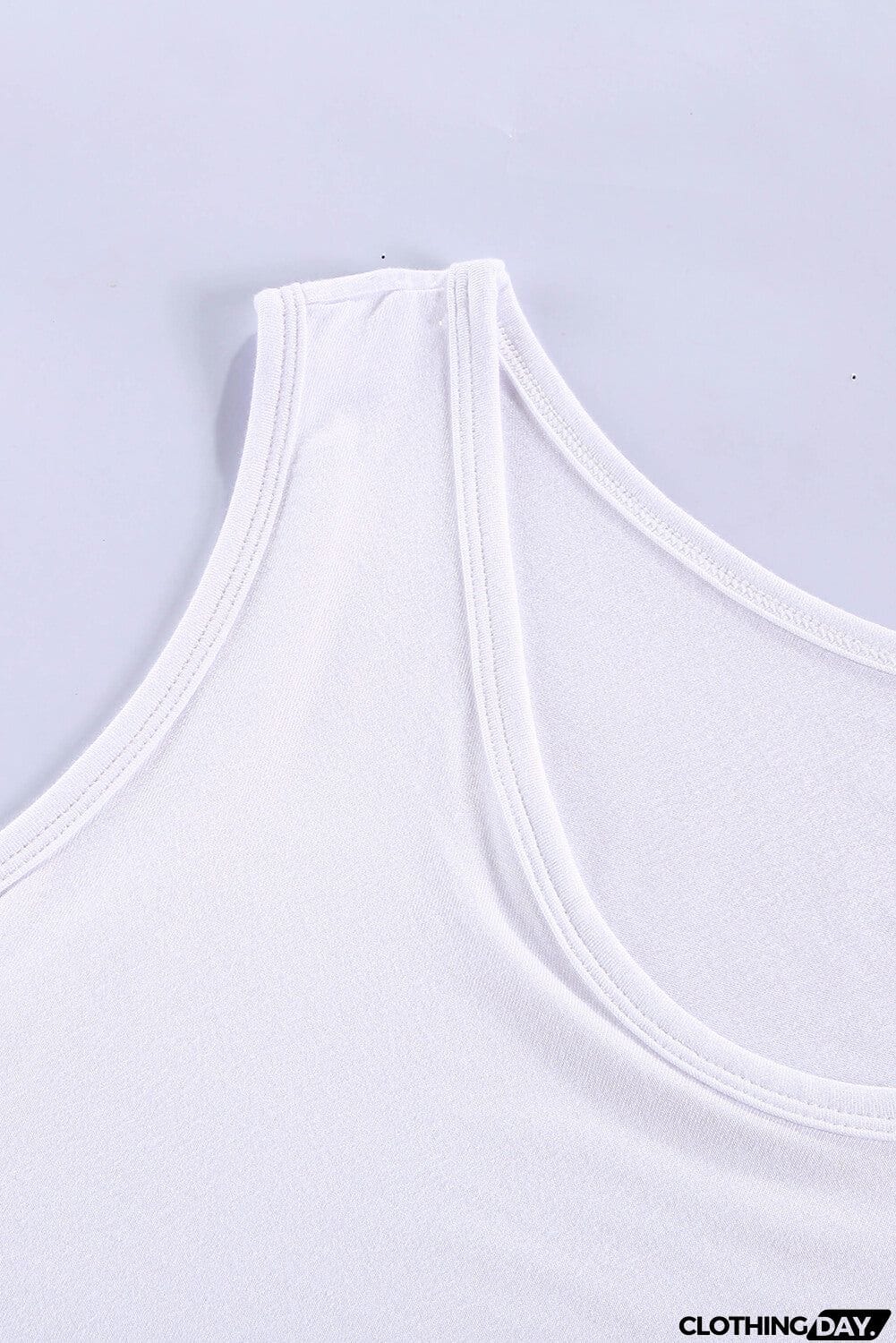 Casual Women Tank Top with Multicolor Pocket