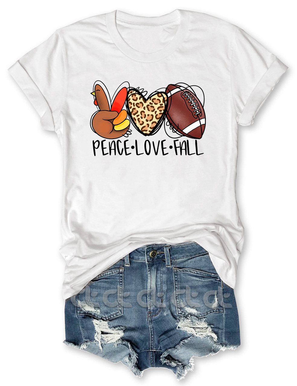 Peace Love Arizona Cardinals Rainbow Leopard for Football Lover T-Shirt -  TeeNavi