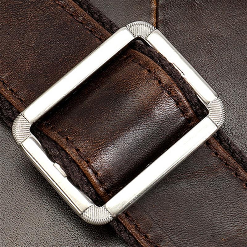 Classic Briefcase Leather Men's Portable 17 Inch Computer Bag Travel Bag