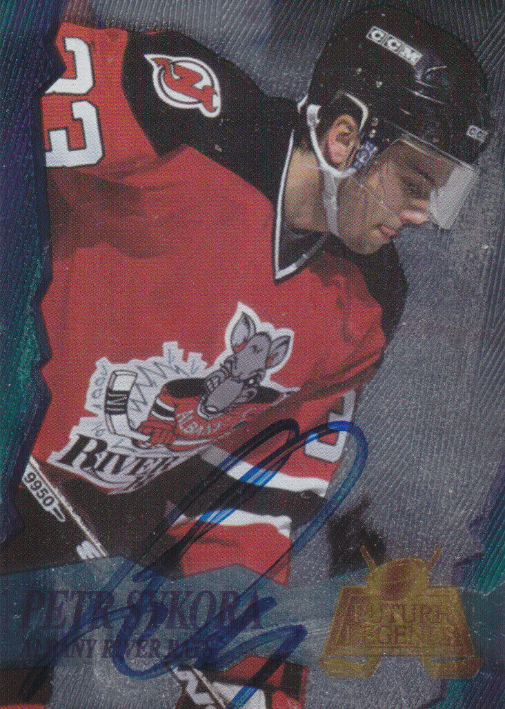 Petr Sykora Autograph Future Legends Devils Card Penguins - Dynamo Pardubice