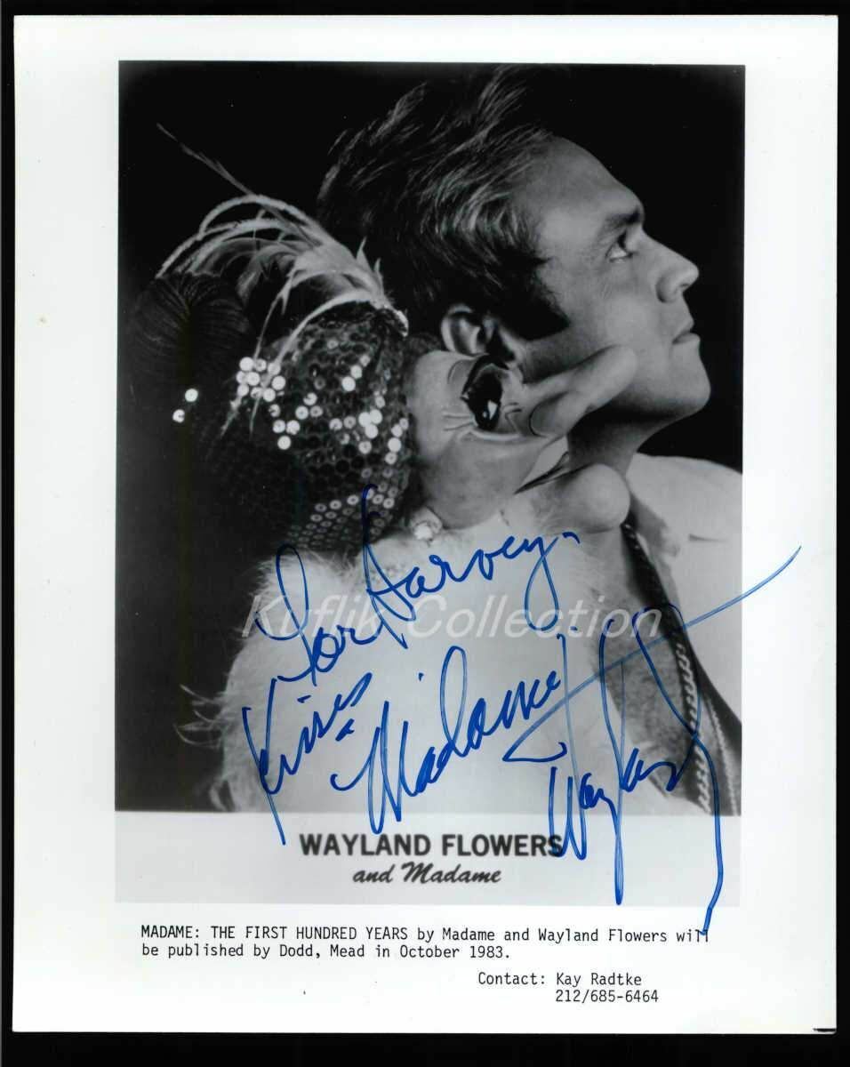 Wayland Flowers - Signed Autograph Movie Still