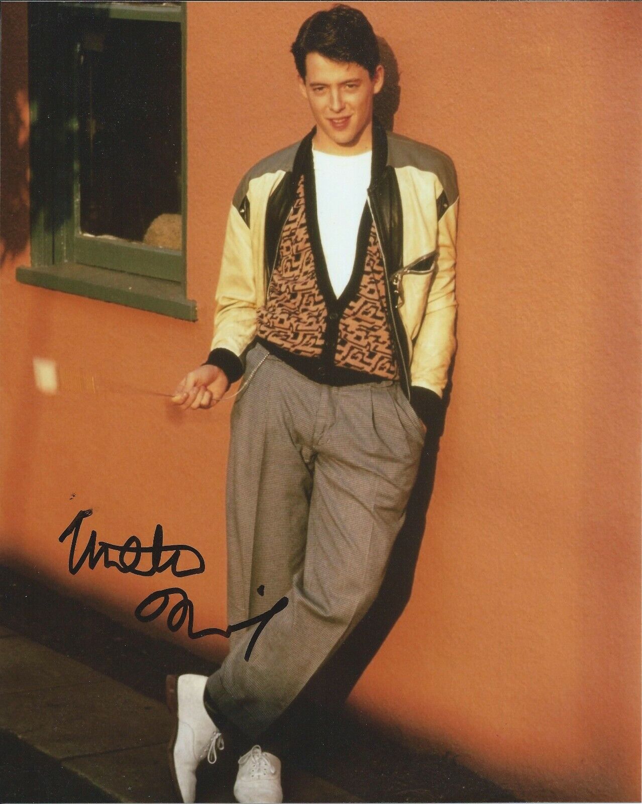 Matthew Broderick autograph - signed Ferris Bueller Photo Poster painting