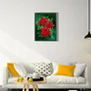 (5 Sizes)Christmas Poinsettia-Full Square Diamond Painting