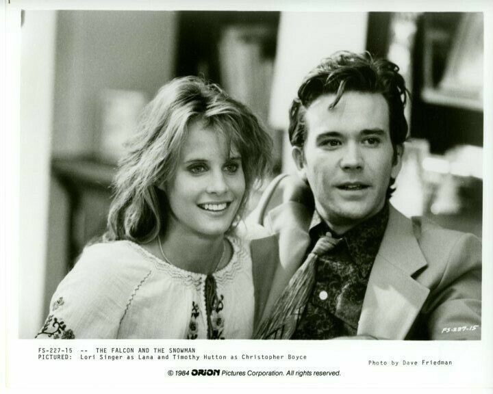 Lori Singer Timothy Hutton The Falcon and the Snowman Original Press 8X10 Photo Poster painting