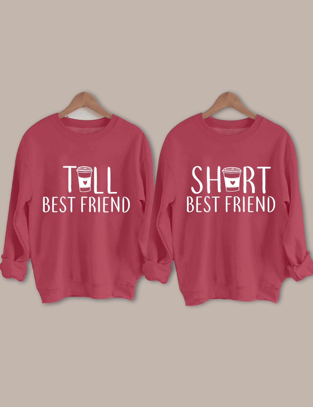 Tall/Short Best Friend Matching Sweatshirt