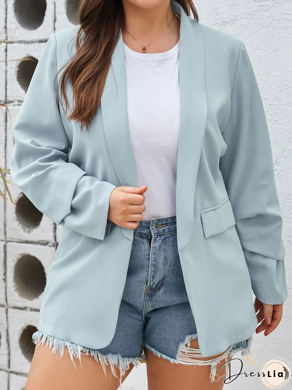 Plus Size Blazer Jacket