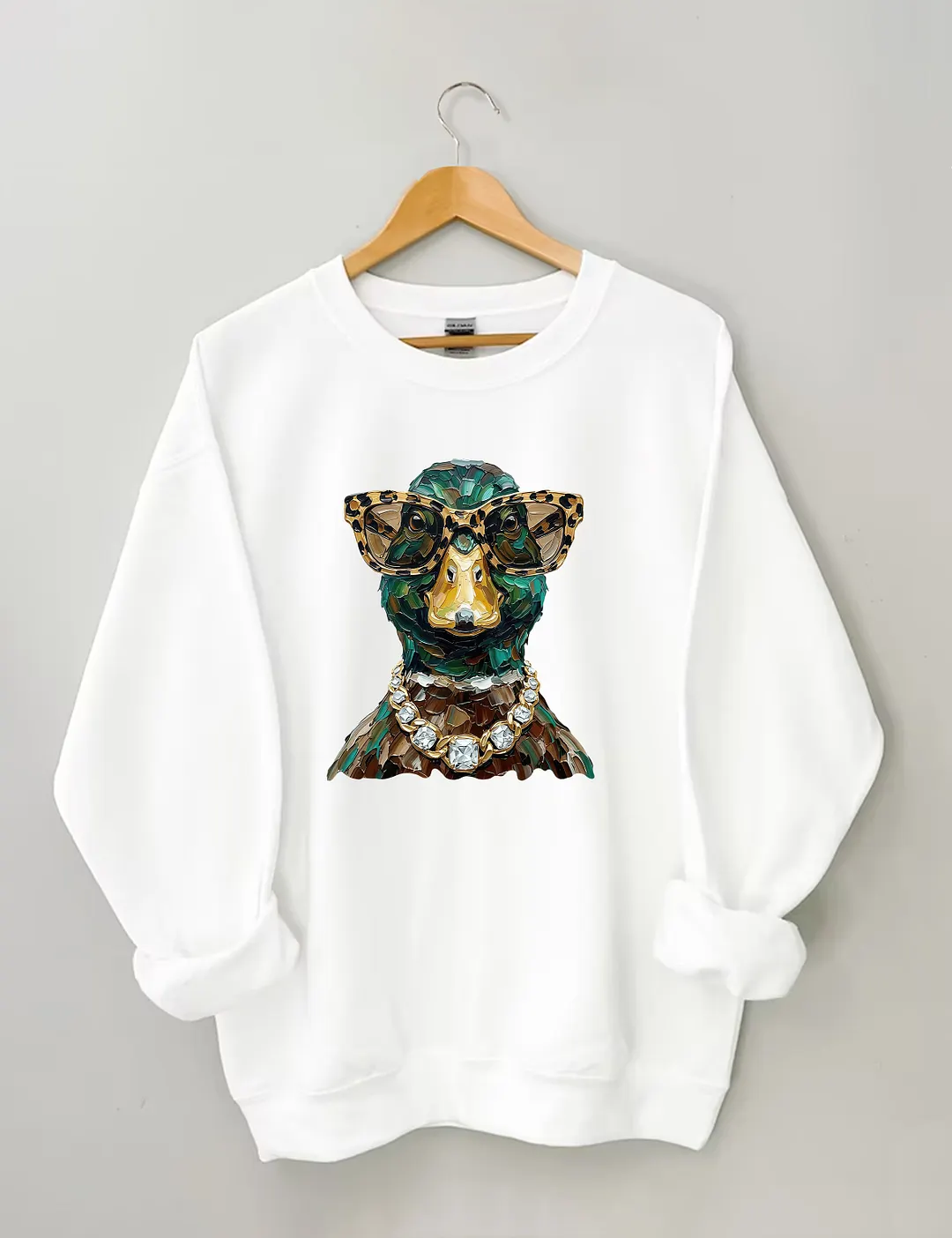 Glam Mallard Duck Hunting Lover Sweatshirt