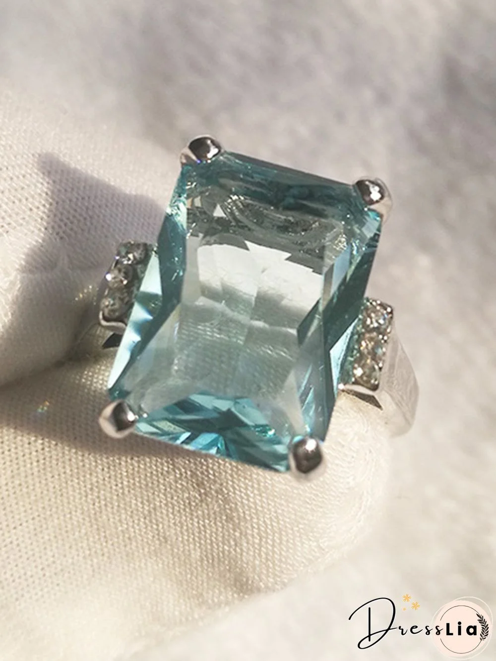 Sapphire Zircon Ring