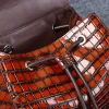 Genuine leather bag New Real Cowhide leather Crocodile Pattern Men's Backpack Business Casual Backpack Large Capacity Travel Bag