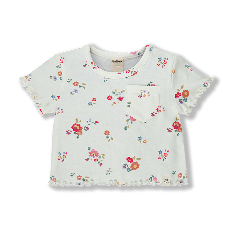Retro Floral 90's Top