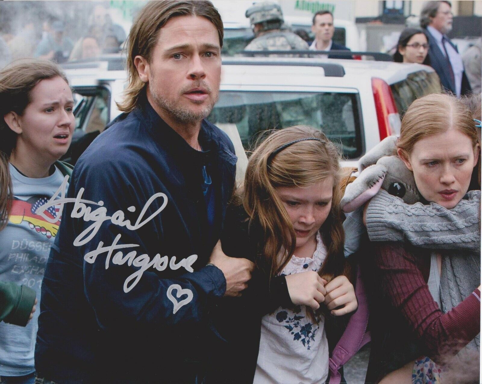 Abigail Hargrove World War Z Original In Person Autographed 8X10 Photo Poster painting