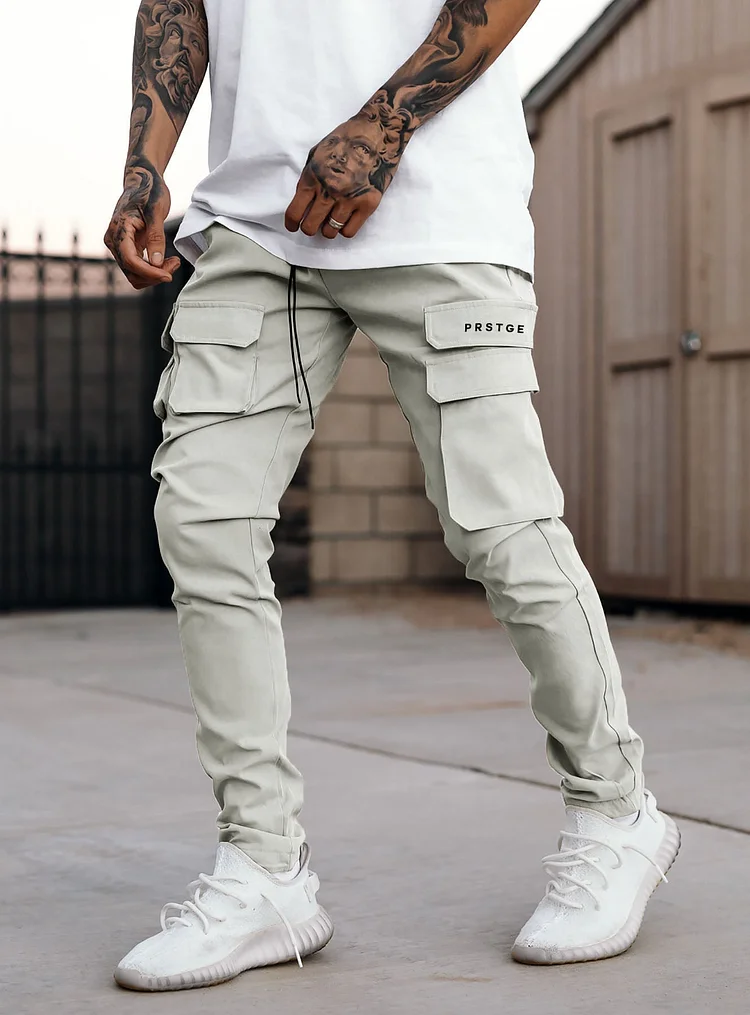 Utility Cargo Pants V6 in Grey