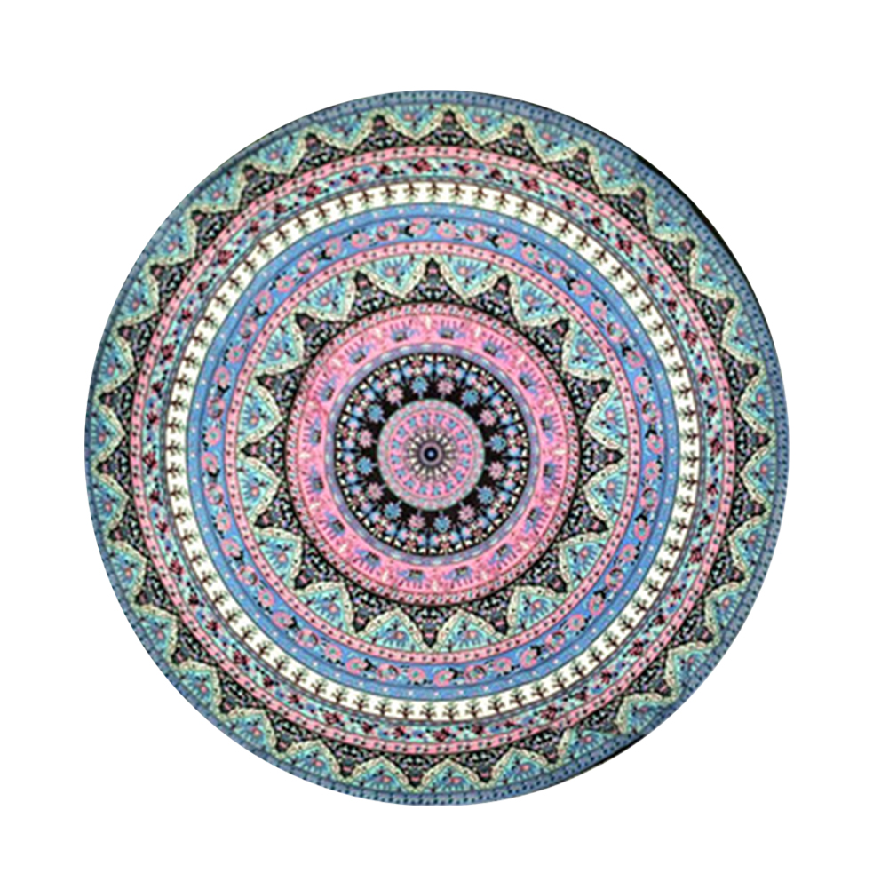 

140 X 140cm Round Mandala Tapestry Wall Hanging Carpet Beach Yoga Mat (5, 501 Original