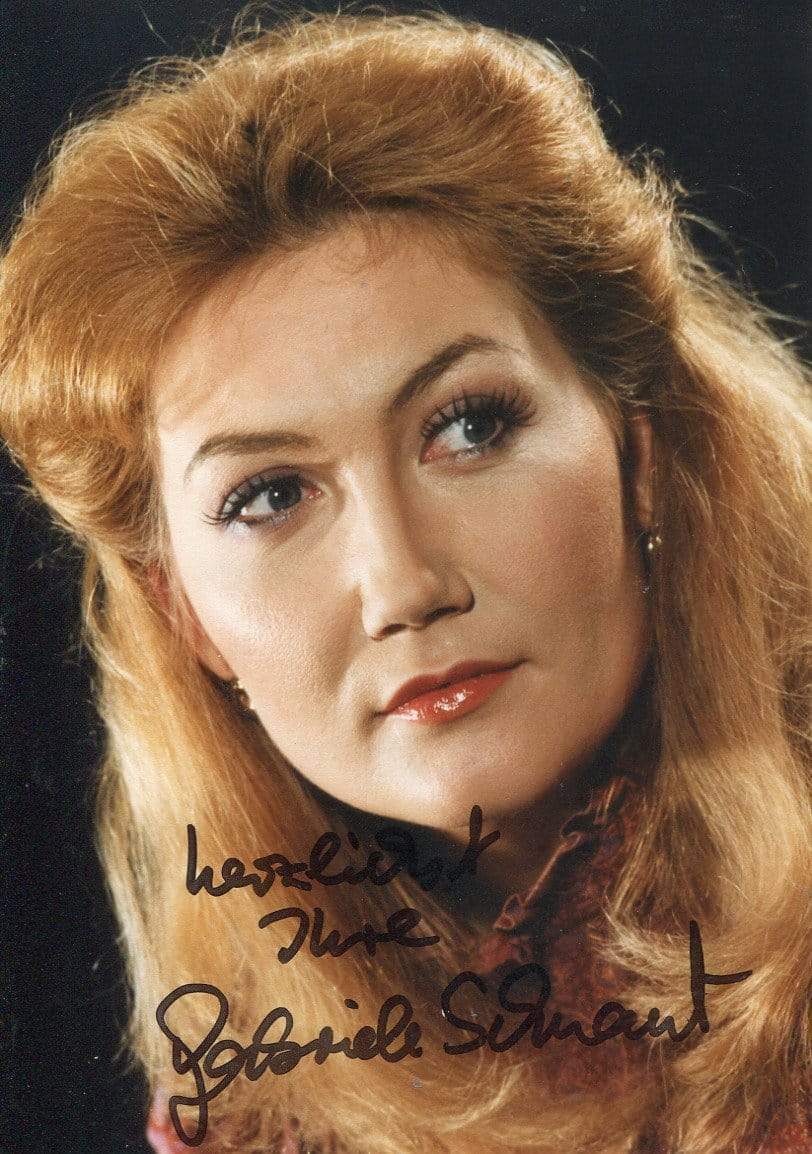 Gabriele Schnaut autograph German OPERRA SINGER, signed Photo Poster painting