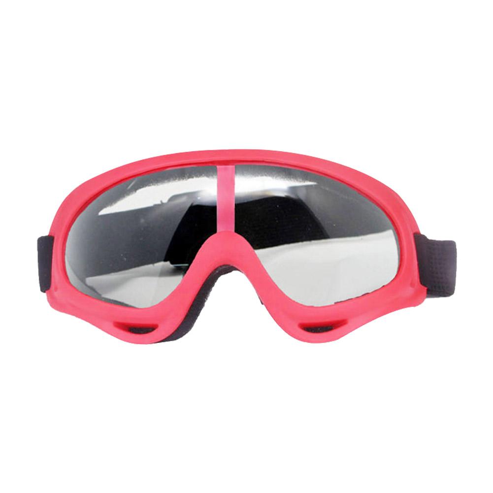 

Outdoor Sports Cycling Motorcycle Goggles Anti Dust Wind UV400 Ski Glasses, Red transparent lens, 501 Original