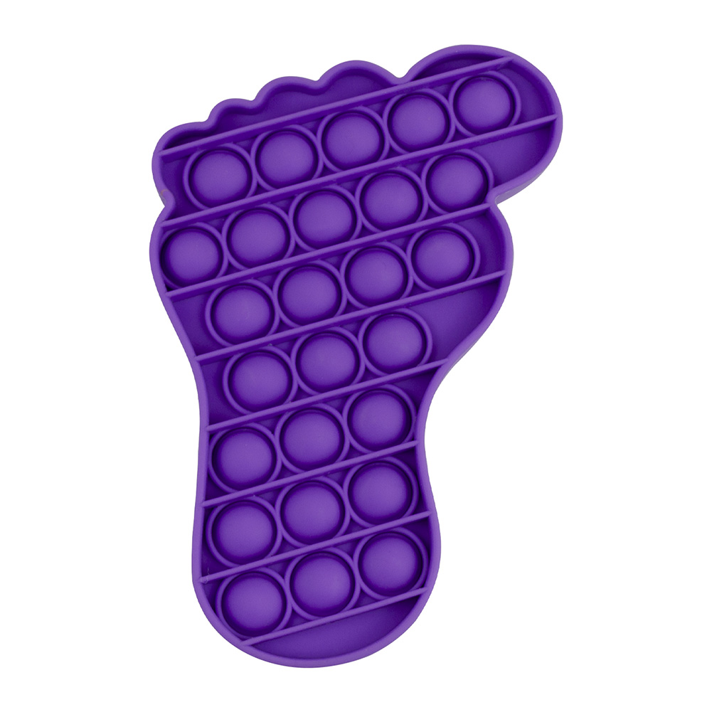 

Foot Shape Push - Pop It Fidget Toy, Purple, 501 Original