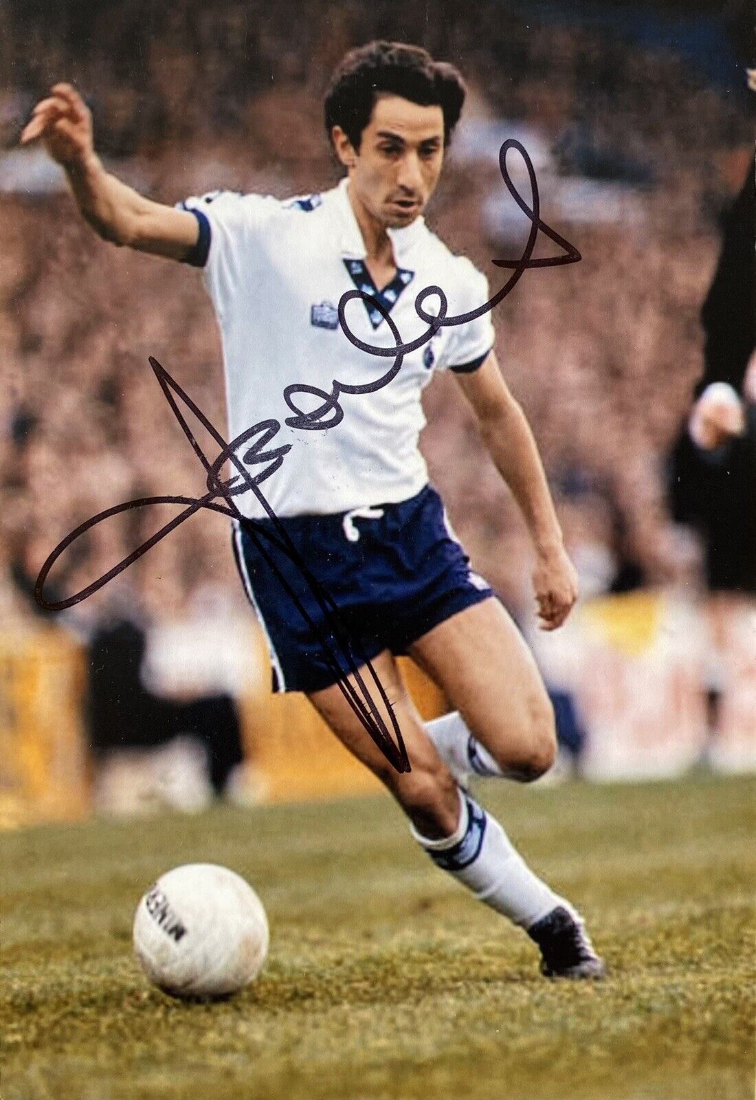 Ossie Ardilles Genuine Hand Tottenham Hotspur 6X4 Photo Poster painting 5