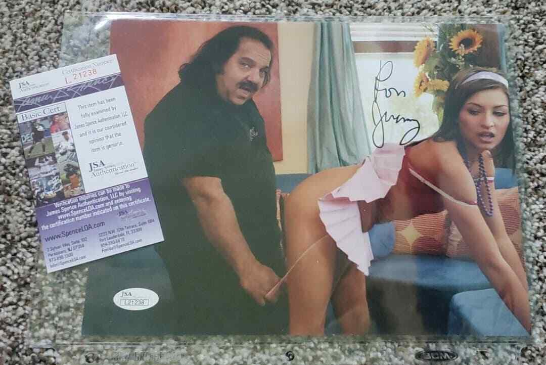 RON HEDGEHOG JEREMY: Adult Star 8x10 Signed Photo Poster painting w/JSA COA