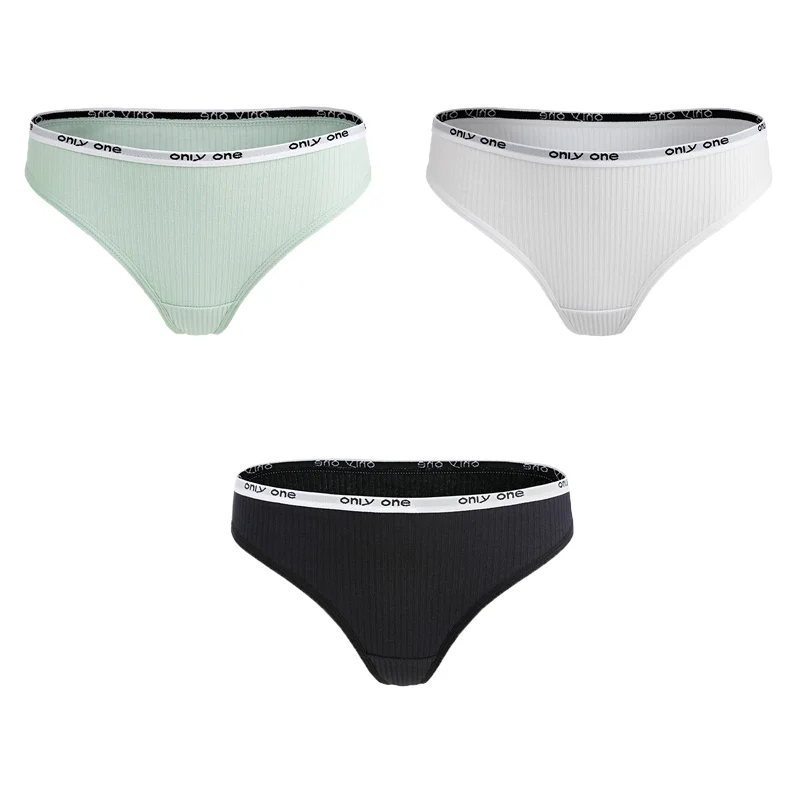 Billionm pcs/lot Cotton G-string Women Thongs S-4XL Sexy Panties Underpants Letter Femme Underwear Thong Design Pantys Lingerie