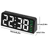 LED Digital Alarm Clock Bedside Alarm Clock Large Number Display for Home Office
