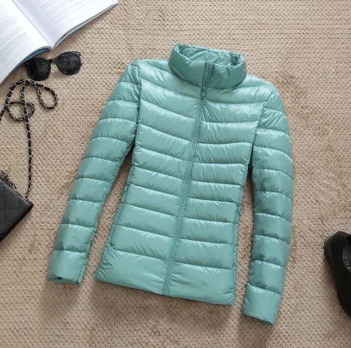 2020 New Spring Down jacket Women 90% White Duck Down Coat Ultra Light Warm Coat Female Portable Plus Size Down Jacket Winter