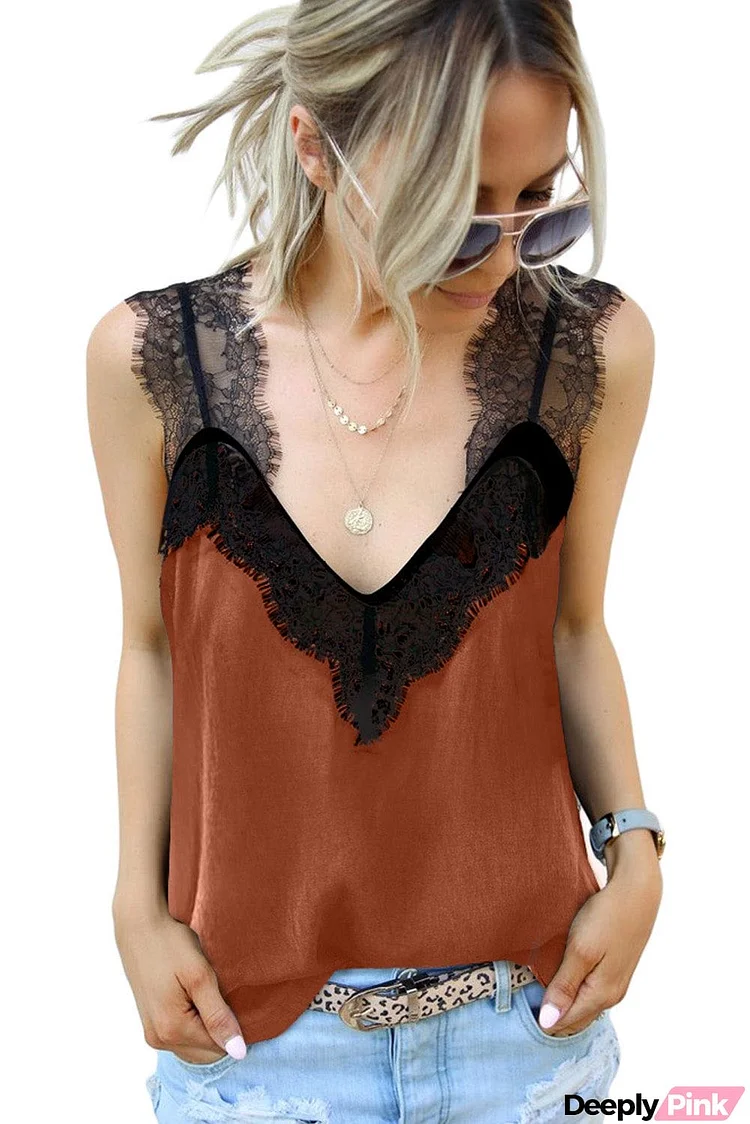 One More Night Lace Cami Tank