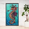 Diamond Painting -DIY Round Drill Hippocampus(60*30 CM)
