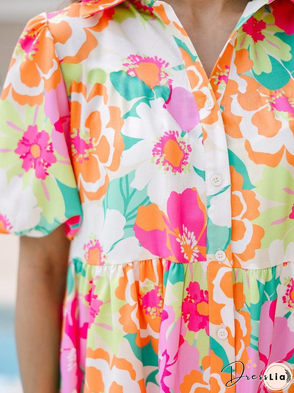 Whimsical Floral Dress