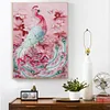 Diamond Painting -DIY Round Dril Pink Peafowl