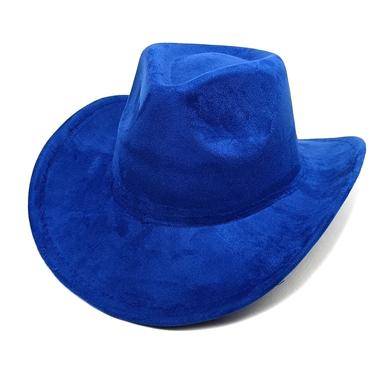 Women’s Classic Style Solid Color Flat Eaves Fedora Hat