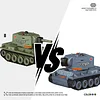 Super mini tank full-scale remote control battle tank infrared battle remote control car