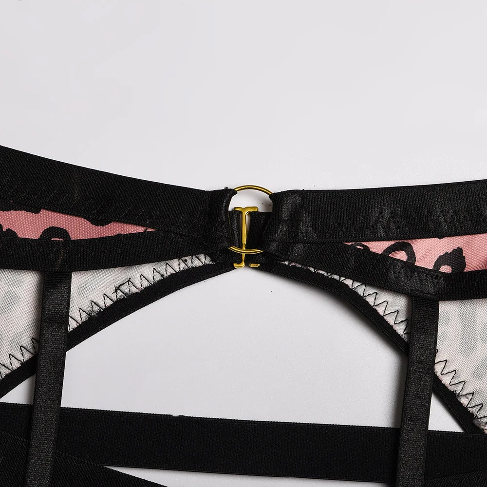 Billionm New Leopard Lingerie Women Sexy Hollowing Out Underwear Patchwork Sex Costumes Erotic Clothing Open Crotch Lengerie Bra Panty