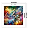 Color Music Symbol-11CT Stamped Cross Stitch 40*40cm