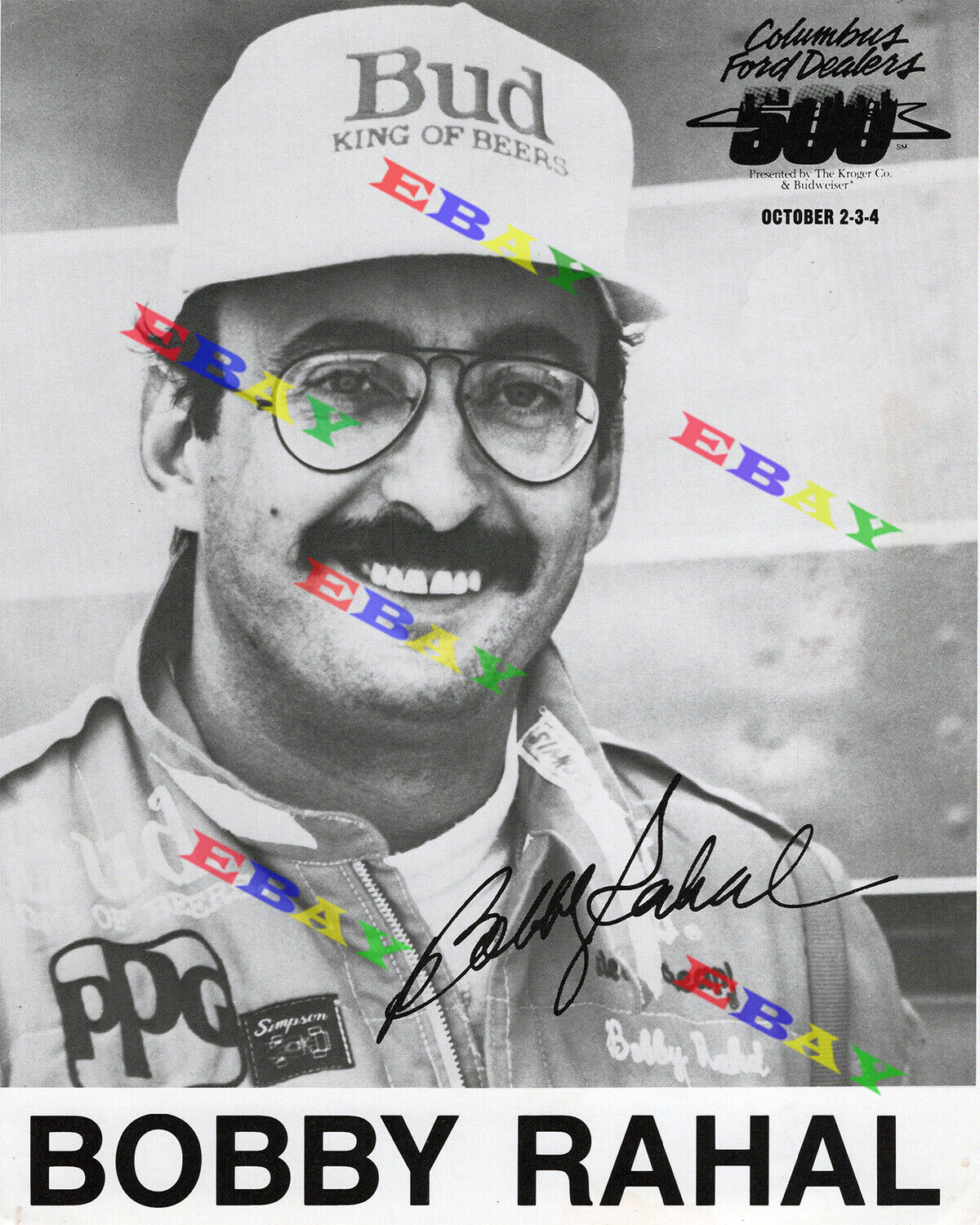 Bobby Rahal Vintage Nascar Autographed 8x10 Signed Photo Poster painting Reprint