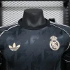 2024/2025 Player Version Real Madrid Black Retro Model Football Jersey 1:1 Thai Quality