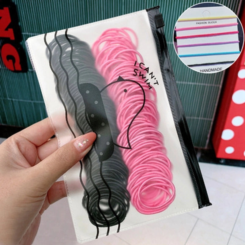 Hair Tie Rubber Band Female Small Hair Band Children’s Hair Rope Hair Rope Girl Baby Rubber Band Does Not Hurt Hair Elastic Good Simple